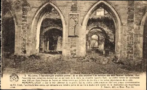 Ak Villers la Ville Wallonisch Brabant, Kloster Villers