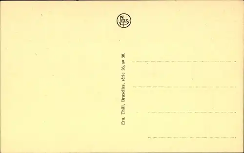 Ak Louvain Louvain Flämisch-Brabant, Rathaus, Salle des Pas Perdus