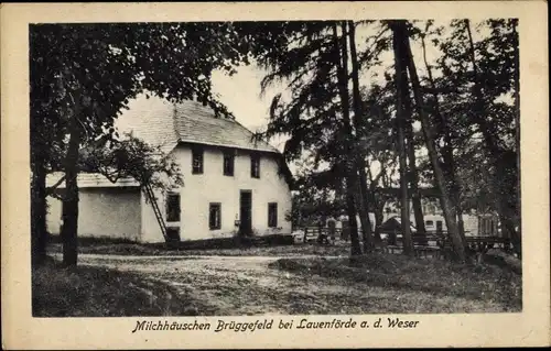 Ak Brüggefeld Lauenförde im Weserbergland Niedersachsen, Milchhäuschen