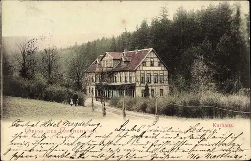 Ak Grünenplan Delligsen Niedersachsen, Kurhaus