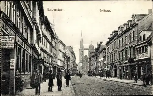 Ak Halberstadt am Harz, Breiteweg