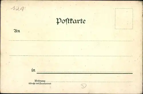 Litho Hildesheim in Niedersachsen, Haus Wedekind, Rathaus, Knochenhauer Amtshaus