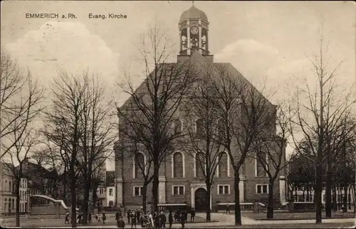 Ak Emmerich am Niederrhein, Evangelische Kirche
