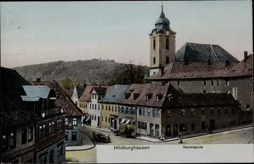 Ak Hildburghausen in Thüringen, Marienplatz