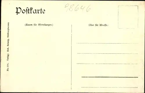 Ak Hildburghausen in Thüringen, Marienplatz