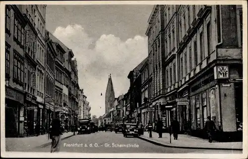 Ak Frankfurt an der Oder, Große Scharnstraße