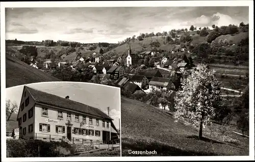 Ak Dossenbach Schopfheim in Baden, Gesamtansicht, Gasthaus zu Hirschen