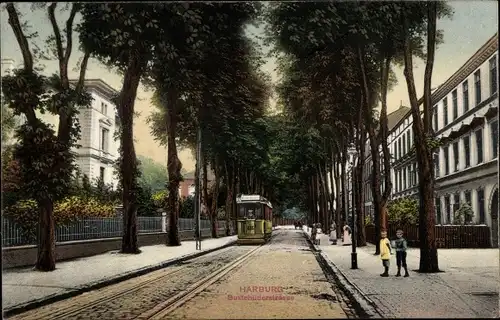 Ak Hamburg Harburg, Buxtehuderstraße, Straßenbahn