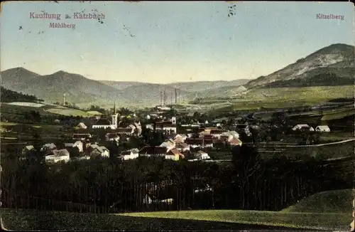 Ak Wojcieszów Kauffung an der Katzbach Niederschlesien, Mühlberg, Kitzelberg