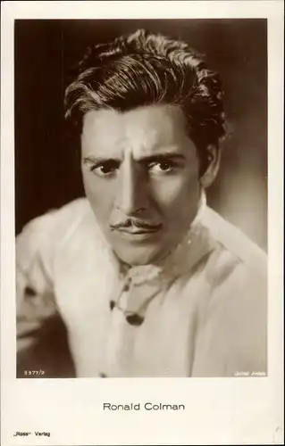 Ak Schauspieler Ronald Colman, Portrait