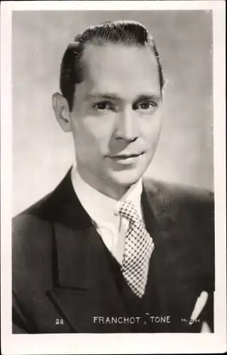 Ak Schauspieler Franchot Tone, Portrait