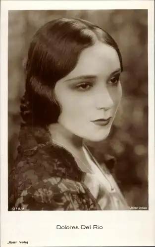 Ak Schauspielerin Dolores del Rio, Portrait