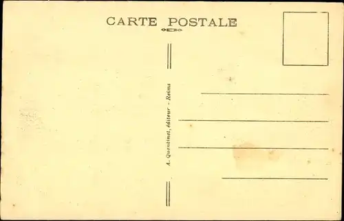 Ak Reims Marne, Kriegerdenkmal