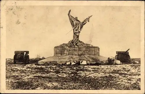 Ak Cumières le Mort Homme Meuse, Kriegerdenkmal 69. Division