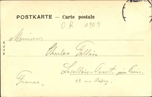 Ak Straßburg Elsass Bas Rhin, Höhere Mädchenschule