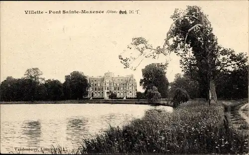 Ak Pont Sainte Maxence Oise, Villette