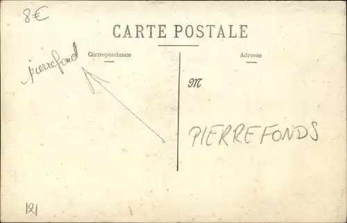 Foto Ak Pierrefonds Oise, Teilansicht, Schloss