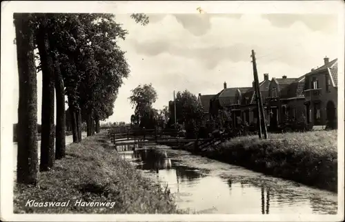 Ak Klaaswaal Südholland, Havenweg