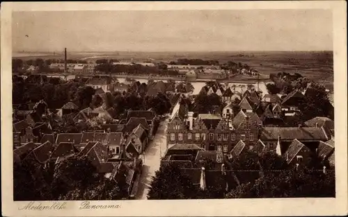 Ak Medemblik Nordholland Niederlande, Panorama