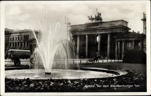 Ak Berlin Mitte, Brandenburger Tor