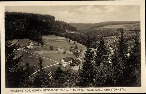 Ak Freudenstadt im Schwarzwald, Christophstal