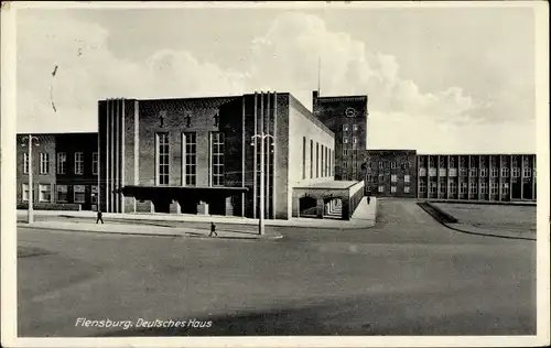 Ak Flensburg in Schleswig Holstein, Deutsches Haus
