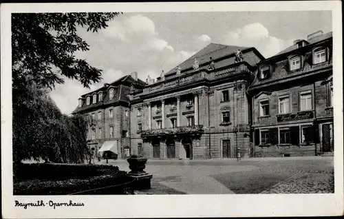 Ak Bayreuth in Oberfranken, Opernhaus