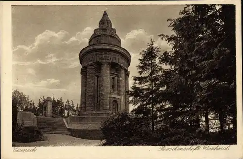 Ak Lutherstadt Eisenach in Thüringen, Burschenschafts-Denkmal