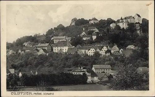 Ak Egloffstein Fränkische Schweiz, Ortsansicht