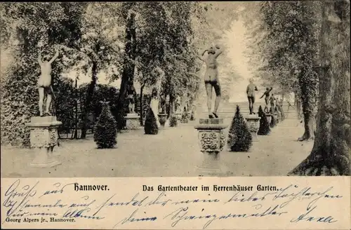 Ak Hannover in Niedersachsen, Gartentheater, Herrenhäuser Garten