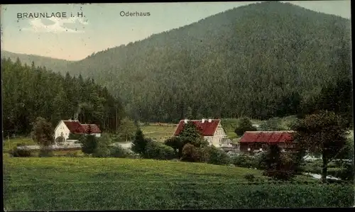 Ak Oderhaus Braunlage im Oberharz, Panorama