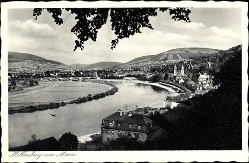 Ak Miltenberg am Main Unterfranken, Brücke, Panorama