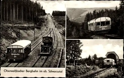 Ak Oberweißbach im Weißbachtal Thüringen, Oberweißbacher Bergbahn