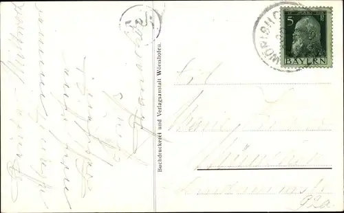 Ak Bad Wörishofen im Unterallgäu, Teilansicht