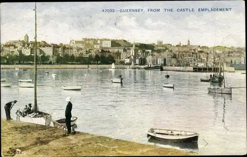 Ak Kanalinsel Guernsey, from the Castle Emplacement