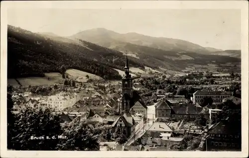 Ak Bruck an der Mur Steiermark, Totalansicht