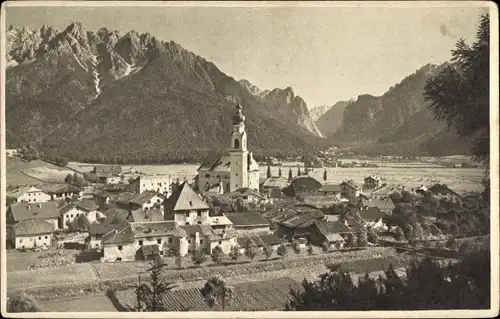 Ak Toblach Dobbiaco Südtirol, Gesamtansicht, Alpen