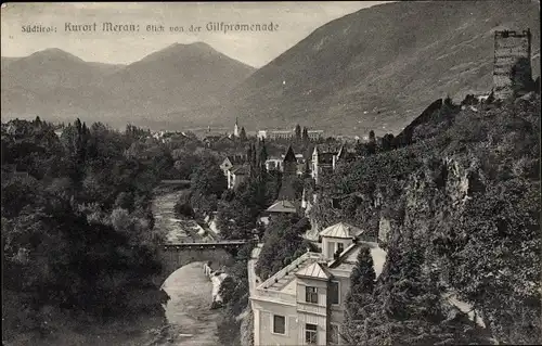 Ak Meran Meran Südtirol, Gilfpromenade