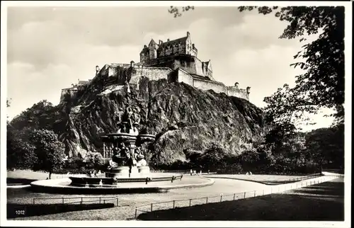 Ak Edinburgh Schottland, Schloss