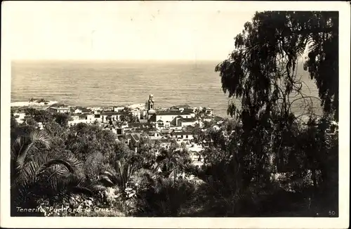 Ak Puerto de la Cruz Tenerife Teneriffa Kanarische Inseln, Panorama