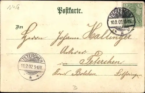 Litho Paderborn in Westfalen, Herz Jesu Kirche