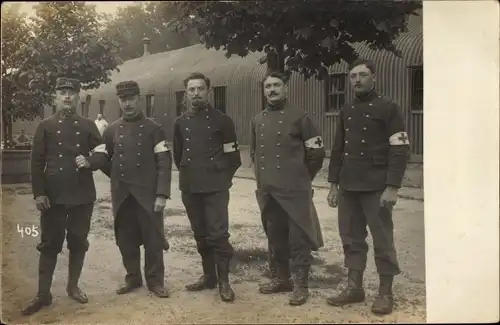 Ak Portrait Kriegsgefangener in Königsbrück, Reserve Lazarett II, Neues Lager