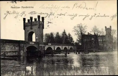 Ak Nedlitz Potsdam in Brandenburg, Nedlitzer Brücke