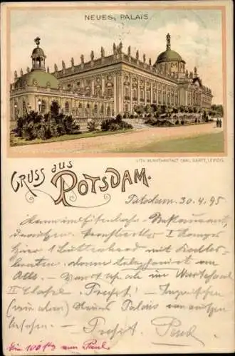 Vorläufer Litho Potsdam in Brandenburg, Neues Palais