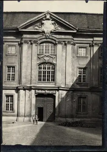 Foto Chojna Königsberg Neumark Ostbrandenburg, Partie am Preußischen Amtsgericht