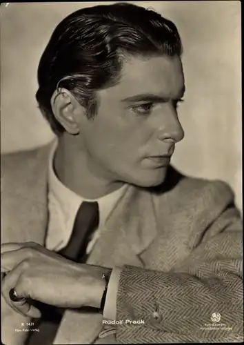 Foto Schauspieler Rudolf Prack, Portrait