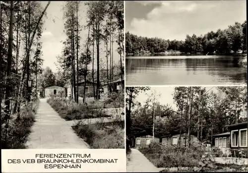 Ak Schmannewitz Dahlen in Sachsen, Ferienzentrum des VEB Braunkohlenkombinat Espenhain