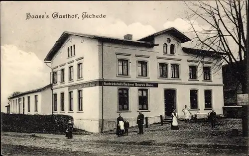 Ak Eichede Steinburg in Holstein, Gastwirtschaft und Bäckerei Heinrich Haase
