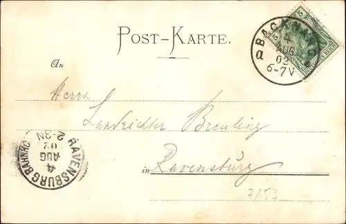 Ak Unterweissach Weissach in Württemberg, Teilansicht, Kirche