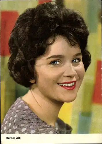Ak Ansagerin Bärbel Ola, Deutscher Fernsehfunk, Portrait